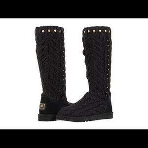 ❣CCO❣UGG Feliciana Cable Knit Boots, sz 7